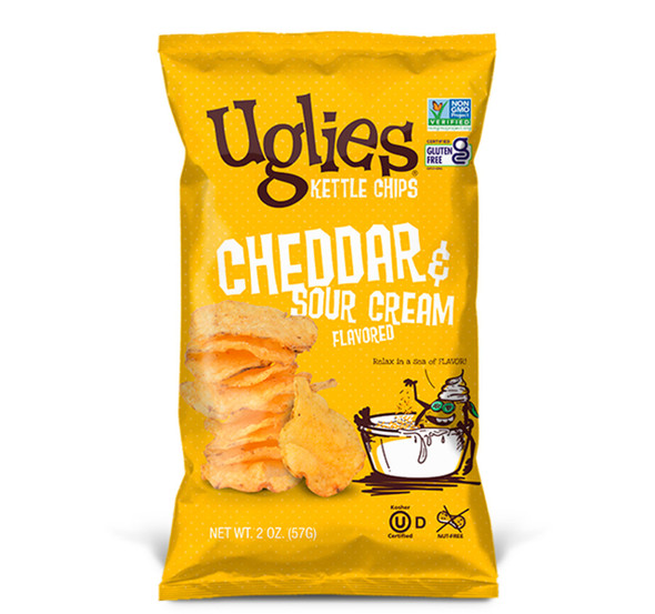 Uglies® 2 oz. Cheddar & Sour Cream Potato Chips (24 Pack)