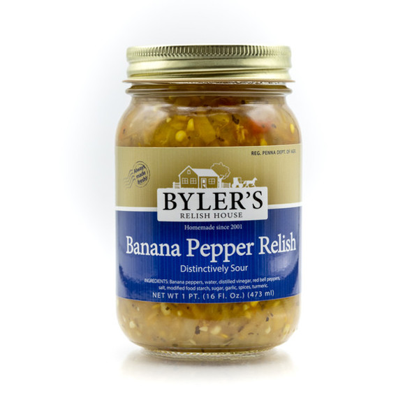Byler's Relish House 16 oz. Banana Pepper Relish