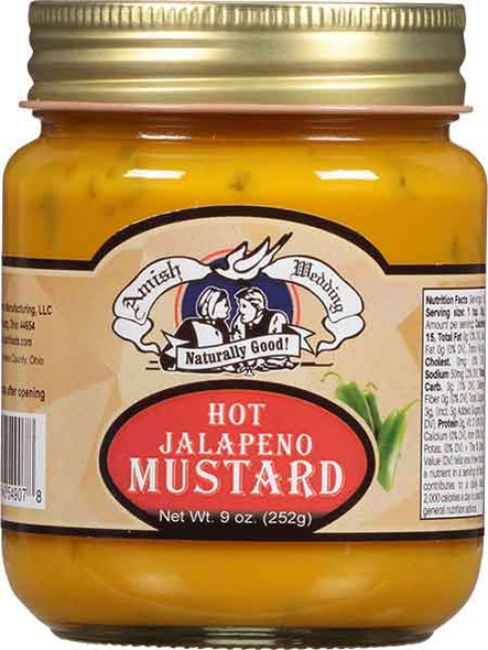 Amish Weddings® 9 oz. Hot Jalapeno Mustard