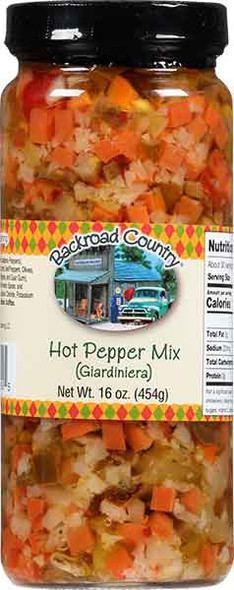 Backroad Country® 16 oz. Hot Pepper Mix (Giardiniera)