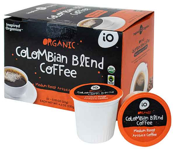 Inspired Organic® Colombian Medium Roast Blend Coffee K-Cups (12 Count)