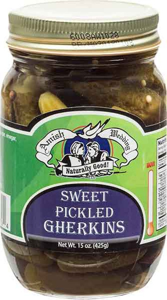 Amish Weddings® 15 oz. Sweet Pickled Gherkins