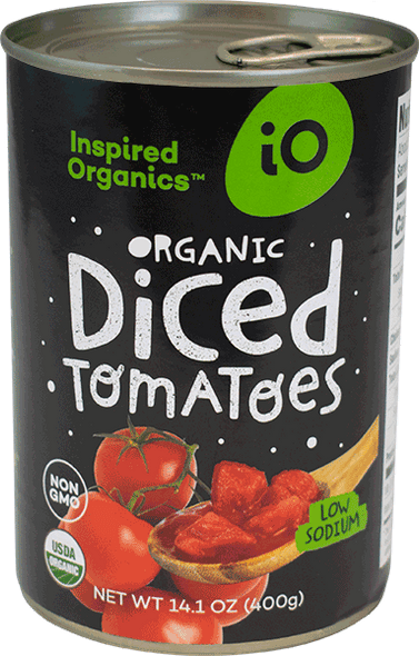 Inspired Organic® 14.1 oz. Organic Diced Tomatoes