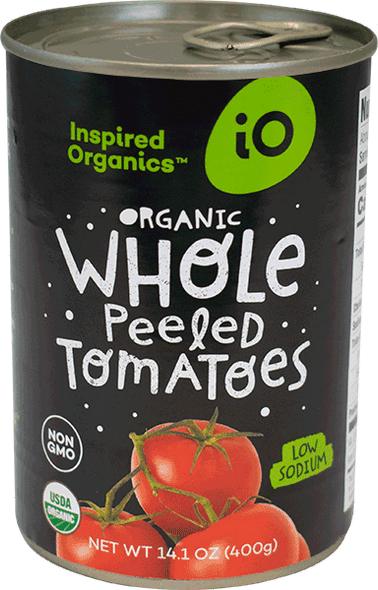 Inspired Organic® 14.1 oz. Organic Whole Peeled Tomatoes