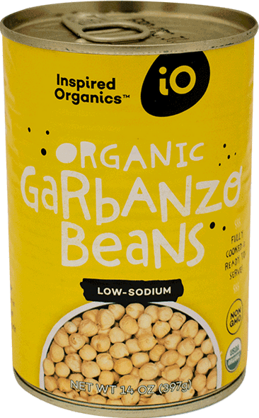 Inspired Organics® 14 oz. Organic Garbanzo Beans