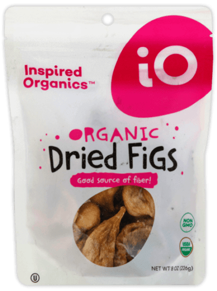 Inspired Organics® 8 oz. Organic Dried Figs Pouch