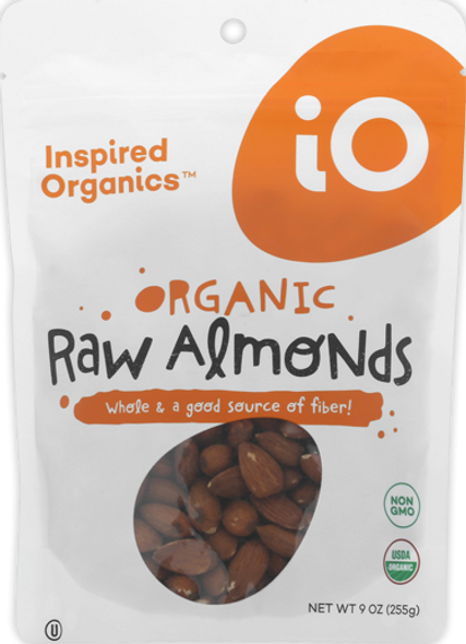 Inspired Organics® 9 oz. Organic Raw Almonds Pouch