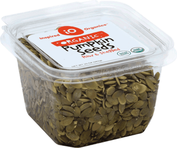 Inspired Organics® 10 oz. Organic Raw Pumpkin Seeds Tub