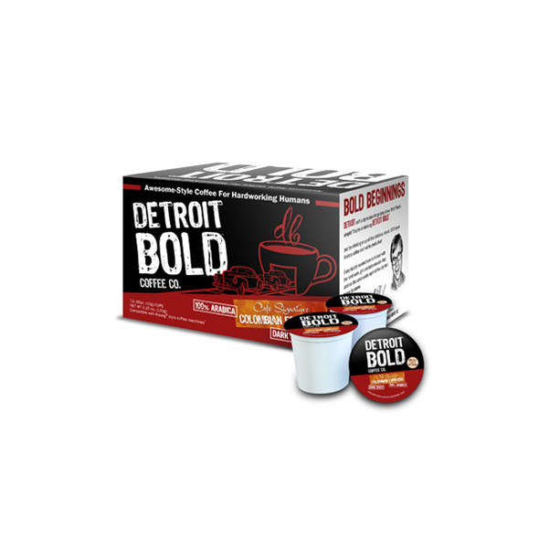 Detroit Bold Cafe Signature Dark Roast Coffee (12 Count)