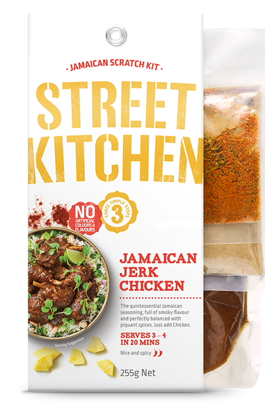 Street Kitchen 9 oz. Jamaican Jerk Chicken Scratch Cooking Kit
