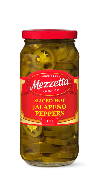 Mezzetta® 16 fl. oz. Sliced Hot Jalapeño Peppers