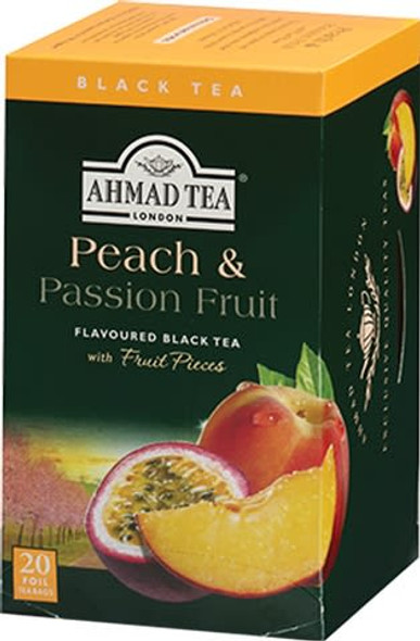Ahmad Peach and Passion Fruit Black Tea (20 Tea Bags)