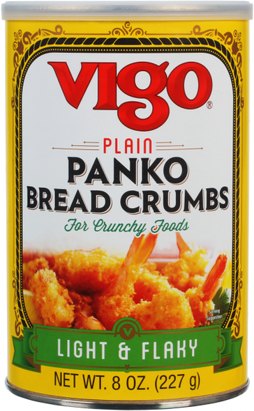 Vigo 8 oz. Plain Panko Bread Crumbs