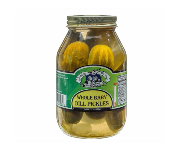 Amish Weddings® 32 oz. Whole Baby Dill Pickles