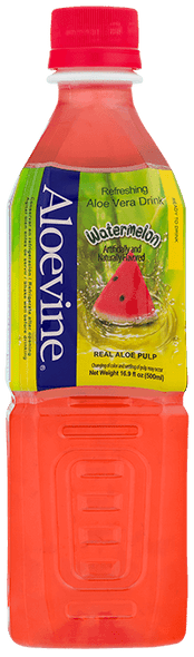 Aloevine 16.9 fl. oz. Aloe Vera Watermelon Juice Drink 