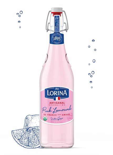 Lorina 11.1 fl. oz. Artisanal Sparkling Pink Lemonade