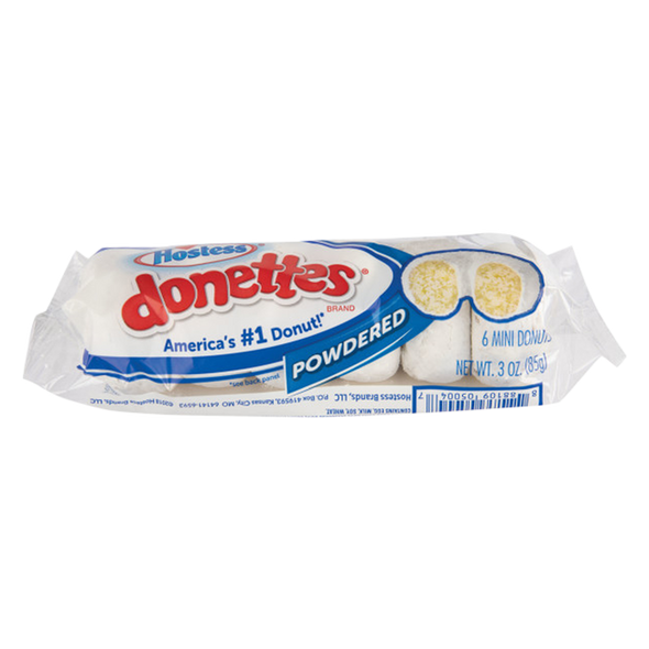 Hostess 4 oz. Donettes Powdered Mini Donuts Single Serve (6 ct)