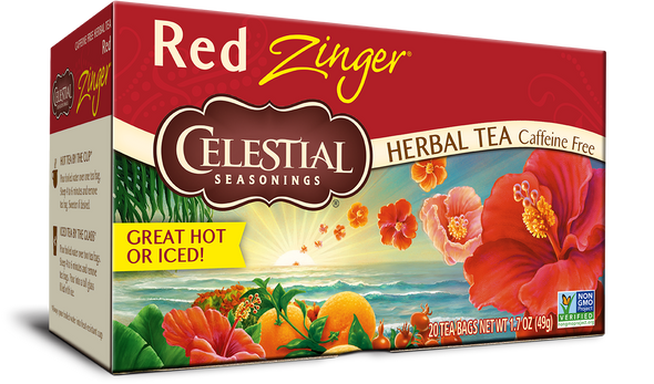 Celestial Red Zinger® Herbal Tea (20 Tea Bags)