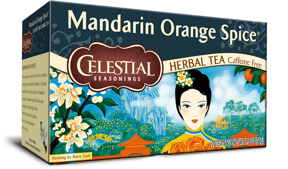 Celestial Mandarin Orange Spice Herbal Tea (20 Tea Bags)