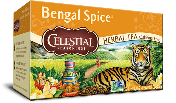 Celestial Bengal Spice Herbal Tea (20 Tea Bags)