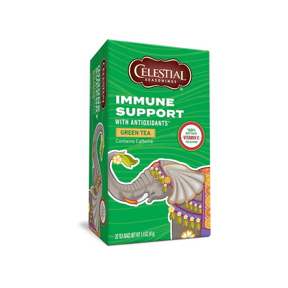 Celestial Immune Support with Antioxidants Green Tea (20 Tea Bags)