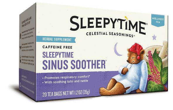 Celestial Sleepytime Sinus Soother Herbal Supplement Tea (20 Tea Bags)