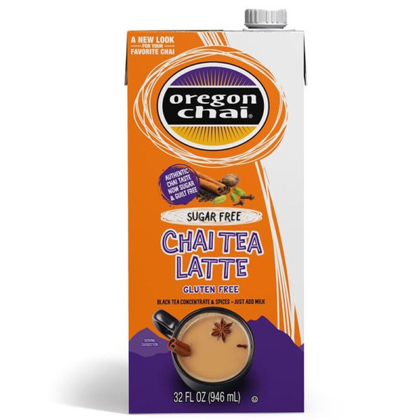 Oregon Chai 32 fl. oz. Sugar Free Chai Tea Latte