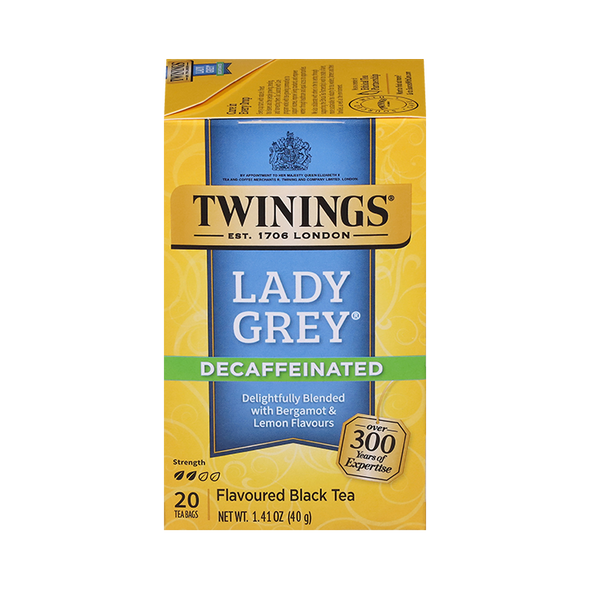 Twining Lady Grey® Decaf Black Tea (20 Tea Bags)