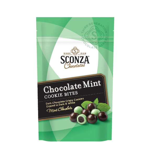 Sconza 5 oz. Chocolate Mint Cookie Bites