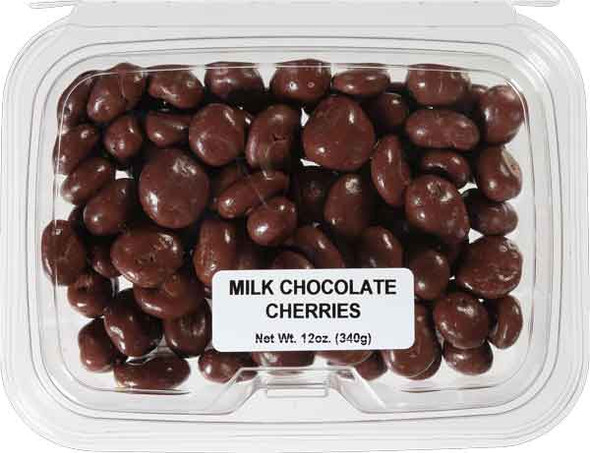 Kitch'n Snacks 12 oz. Milk Chocolate Cherries Tub