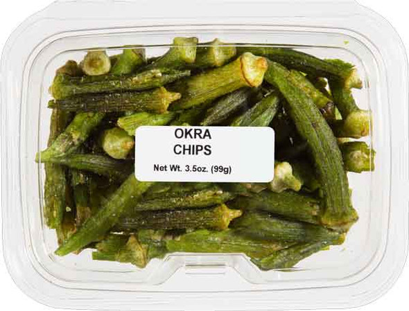 Kitch'n Snacks 3.5 oz. Okra Chips Tub