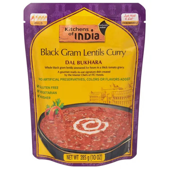 Kitchens Of India 10 oz. Dal Bukhara Black Gram Lentils Curry