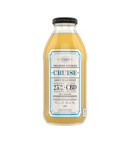The Hemp Division 16 fl. oz. Cruise Organic Green Tea & Honey