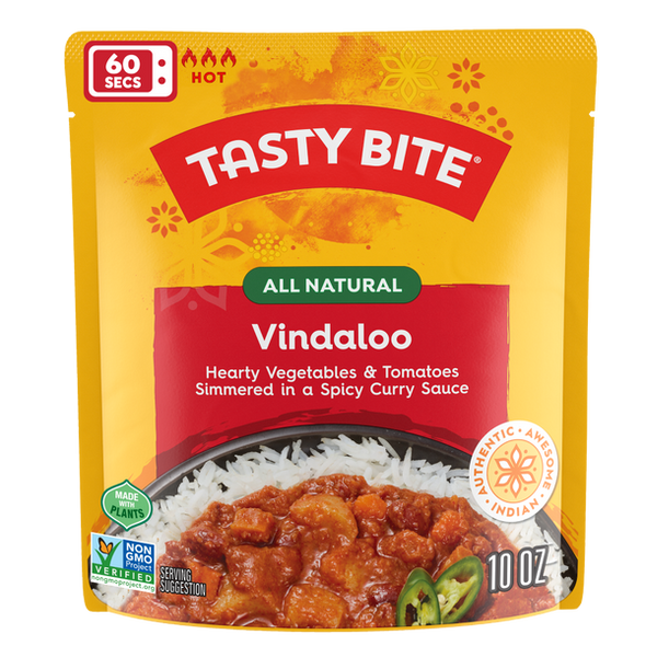 Tasty Bite 10 oz. Hot & Spicy Vindaloo Ready To Eat Microwavable Pouch