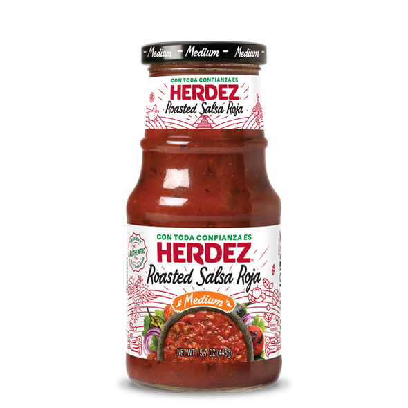 HERDEZ® 15.7 oz. Roasted Salsa Roja Medium