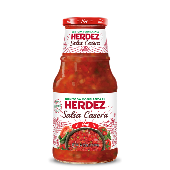 HERDEZ® 16 oz. Salsa Casera Hot