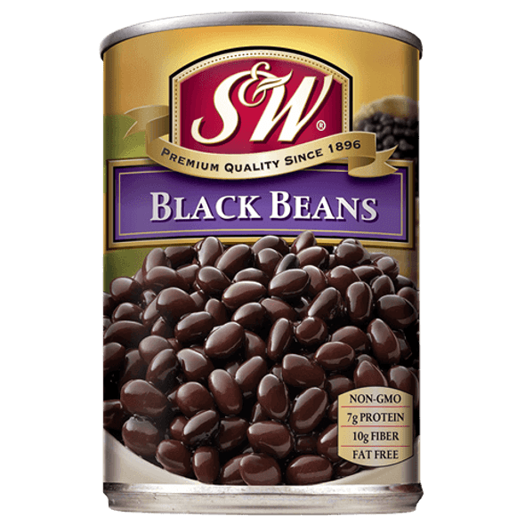 S&W® 15 oz. Black Beans