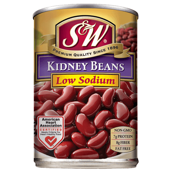 S&W® 15.5 oz. Low Sodium Kidney Beans