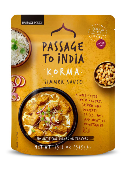 Passage to India 13.2 oz. Korma  Simmer Sauce