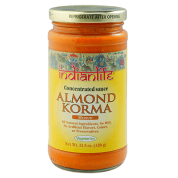 Indianlife 11.5 oz. Almond Korma Cooking Sauce