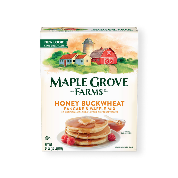 Maple Grove 24 oz. Honey Buckwheat Pancake & Waffle Mix