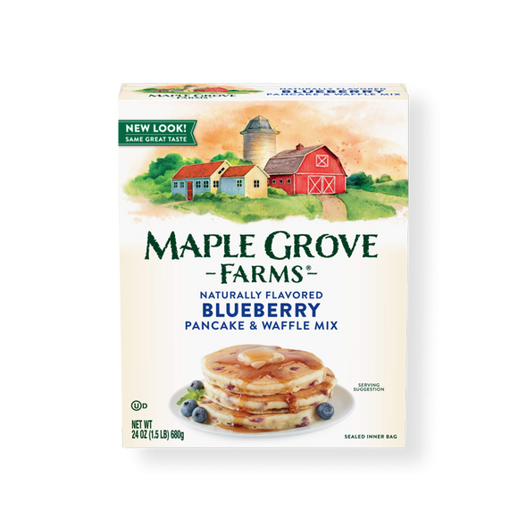 Maple Grove 24 oz. Blueberry Pancake & Waffle Mix