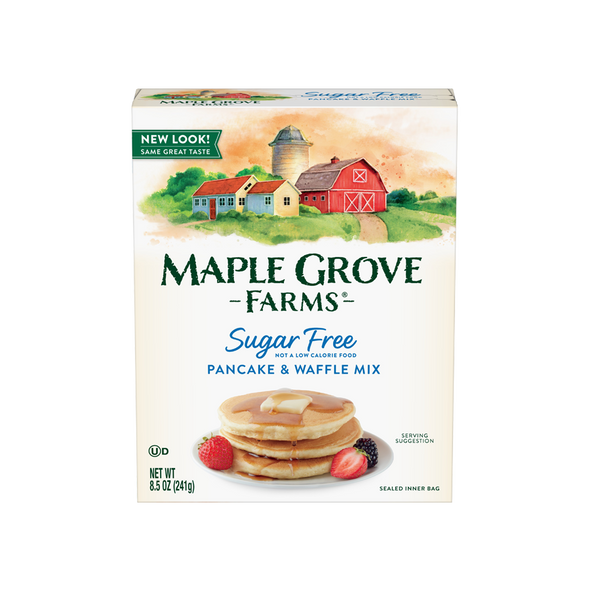 Maple Grove 8.5 oz. Sugar Free Pancake & Waffle Mix
