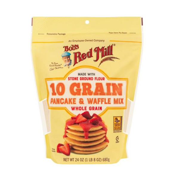 Bob's Red Mill 24 oz. 10 Grain Pancake & Waffle Mix