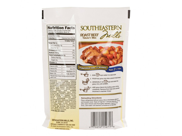 Southeastern Mills 4.5 oz. Roast Beef Gravy Mix