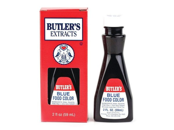 Butler's Best 2 fl. oz. Blue Food Coloring