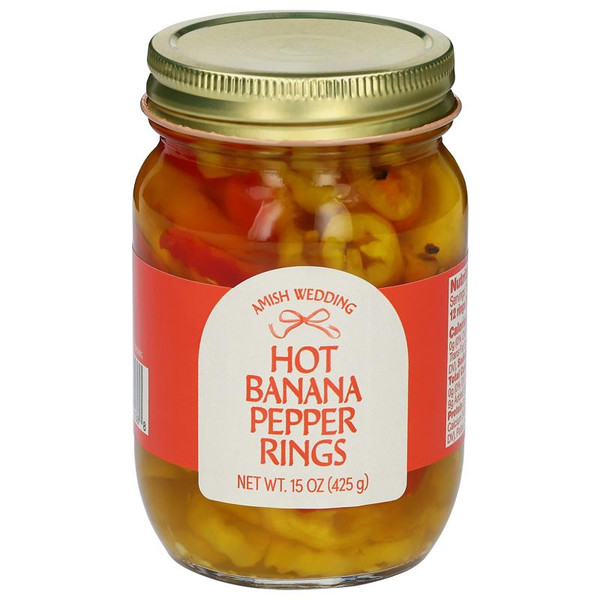 Amish Wedding® 15 oz. Mild Banana Pepper Rings