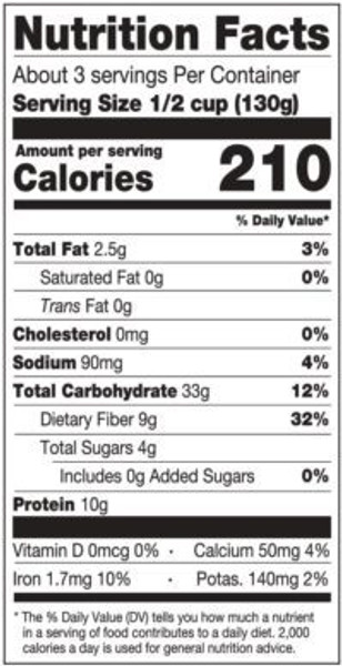 Inspired Organics® 14 oz. Organic Garbanzo Beans