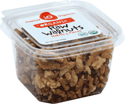 Inspired Organics® 7 oz. Organic Raw Walnuts Tub