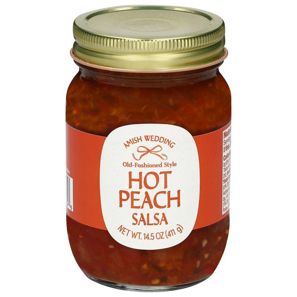 Amish Wedding® 14.5 oz. Old Fashioned Hot Peach Salsa